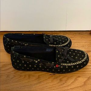 UGG Belle Heart suede slippers